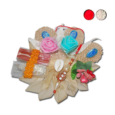 "Rakhi Thali - RT-2130 A -code 006 - Click here to View more details about this Product
